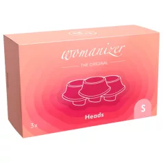   Womanizer Premium Eco - zestaw zapasowych nakładek ssących - różowy - 3 szt.