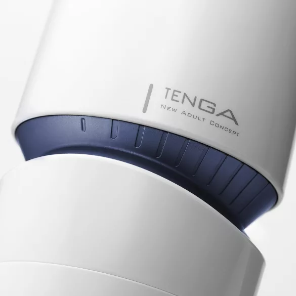 TENGA Aero - masturbator ustny - mocna stymulacja ssąca - biało-niebieski