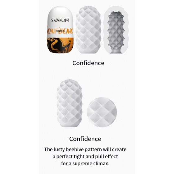 Svakom Hedy X Confidence - jajeczka do masturbacji (5szt) - Confidence