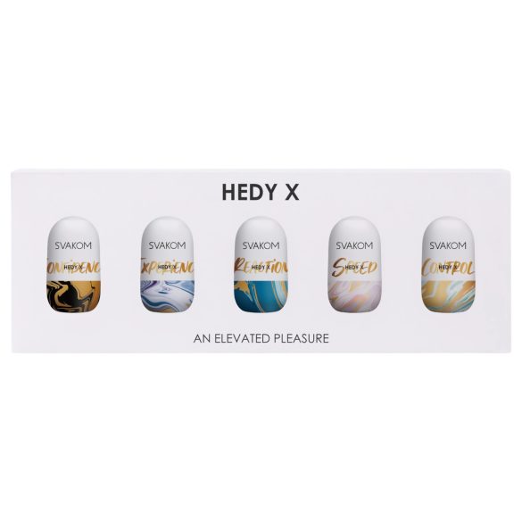 Svakom Hedy X Mixed - zestaw masturbacyjnych jajek (5 sztuk)