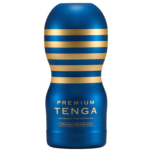 TENGA Premium Original - jednorazowy masturbator (niebieski)