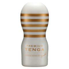 TENGA Premium Gentle - jednorazowy masturbator (biały)