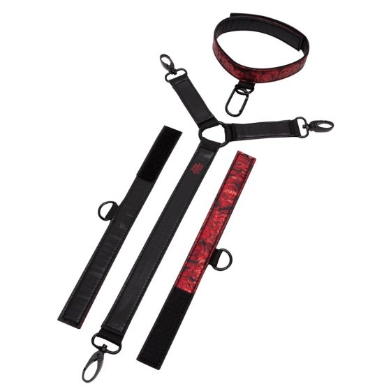 Pięćdziesiąt odcieni szarości - zestaw krawatów (czarny i czerwony)