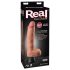Real Feel Deluxe No.9 - realistyczny, naturalny wibrator z jądrami