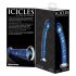 Icicles No. 29 - spirala, szklany penis dildo (niebieski)