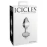 Icicles No. 44 - korek analny szklany - stożkowy - przezroczysty