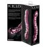 Icicles No. 55 - Dwustronny, G-punkt szklany dildo (różowy)