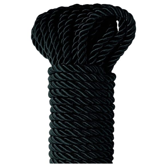 Fetish Jedwabne Liny - Shibari sznur - 10m (czarny)