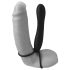 Podwójna Rozkosz Fetish - dildo z obrączką (czarne)