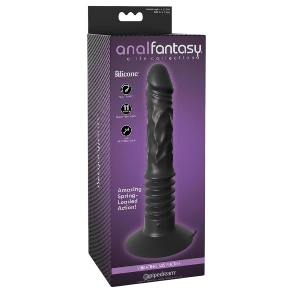Analfantasy Wibrator Analny z Akumulatorem (czarny)