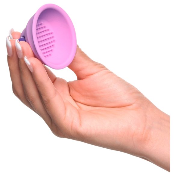 Fantasy For Her - wibrujący stymulator brodawek (fioletowy)