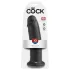 King Cock - dildo z przyssawką - 25 cm - czarny
