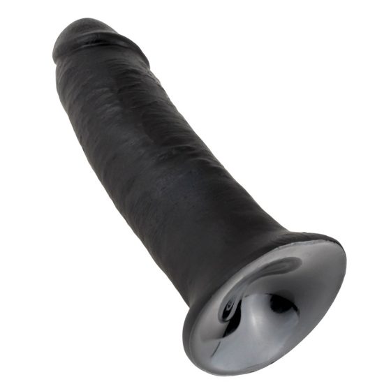 King Cock 10 - duże dildo z zaciskiem (25 cm) - czarny
