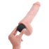 King Cock 11 - realistyczny ejakulujący dildo (28 cm) - naturalny