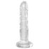 King Cock Clear 6 - przyssawkowy dildo (15 cm)