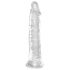 King Cock Clear 8 – przyssawkowy, duży dildo (20 cm)