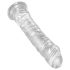 King Cock Clear 8 – przyssawkowy, duży dildo (20 cm)