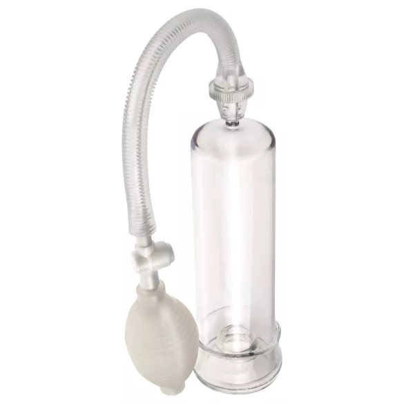 Pipedream - Pump Worx Beginner's - przezroczysta pompka do penisa (19 cm)