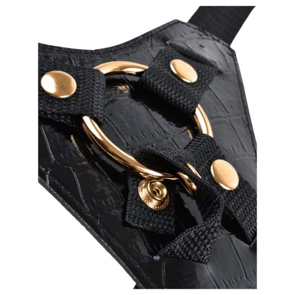 Fetish Fantasy - uprząż do akcesoriów z paskami - czarny