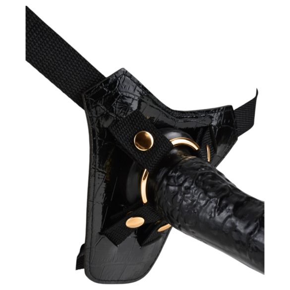 Fetish Fantasy - uprząż do akcesoriów z paskami - czarny