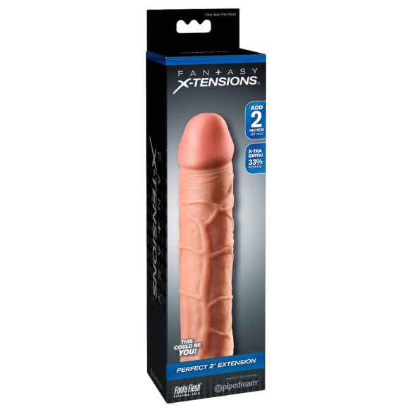 X-TENSION Perfect 2 - realistyczna nakładka (20,3 cm) - naturalna
