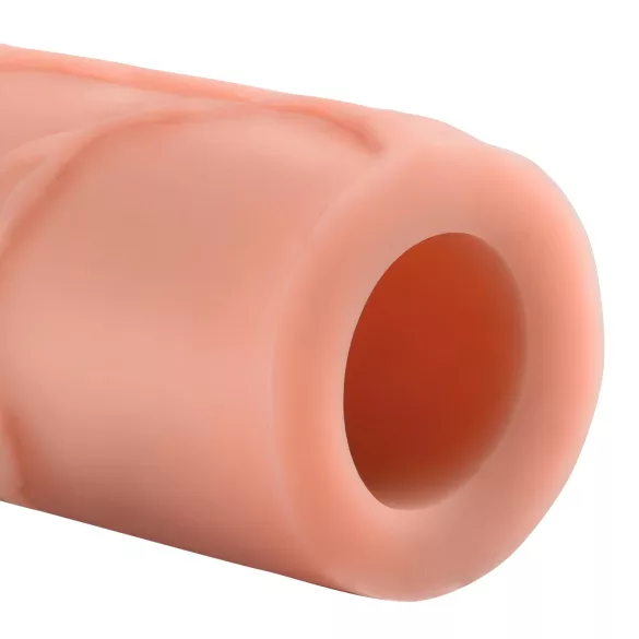 Pipedream - X-TENSION Mega 3 - realistyczna nakładka na penisa (22,8 cm, cielista)