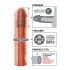 X-TENSION Mega 3 - realistyczna nakładka na penisa (22,8 cm) - naturalna
