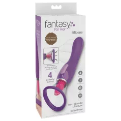   Fantasy - stymulator łechtaczki 3w1 z wibracjami silikonowy fioletowy