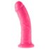 Dillio 8 - realistyczny dildo z przyssawką (20cm) - różowy