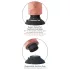 King Cock - wibrujący realistyczny dildo giętki - 25 cm