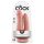 King Cock Double Penetrator - realistyczny podwójny dildo (naturalny)
