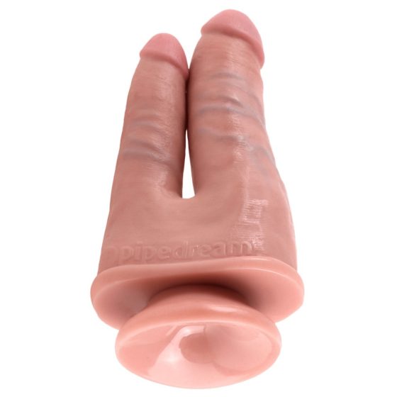 King Cock Double Penetrator - realistyczny podwójny dildo (naturalny)