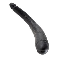   King Cock 16 Tapered - realistyczne podwójne dildo (41 cm) - czarny