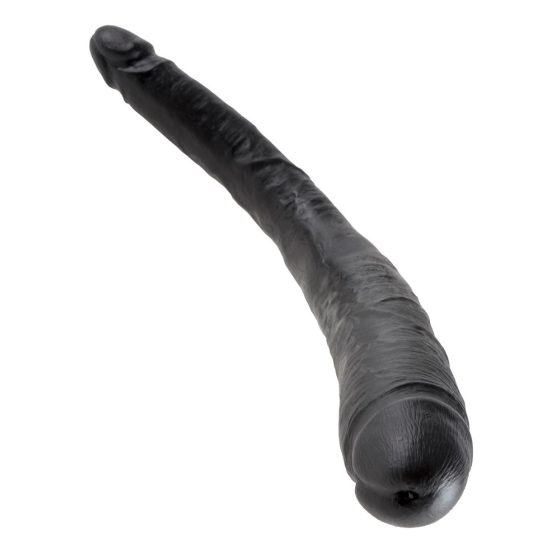 King Cock 16 Tapered - realistyczne podwójne dildo (41 cm) - czarny