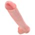 King Cock 15 - przyssawkowy, jądrzasty dildo (38 cm) - naturalny