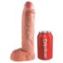 King Cock Strap-on 10 - puste dildo do przypięcia 25cm