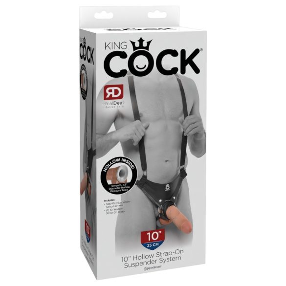 King Cock Strap-on 10 - puste dildo do przypięcia 25cm