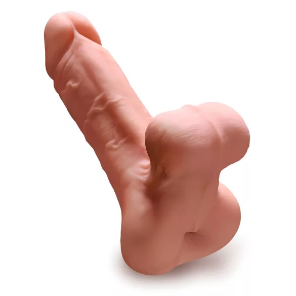 PDX Reach Around - masturbator i nakładka na penisa 2w1 - realistyczny kolor