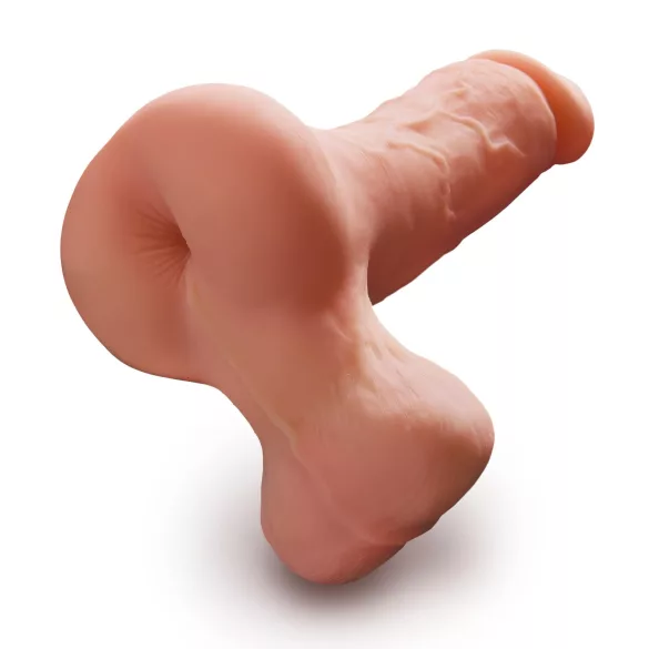 PDX Reach Around - masturbator i nakładka na penisa 2w1 - realistyczny kolor