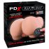 PDX Elite Milk Me Silly - wibracyjny torzo masturbator (naturalny)