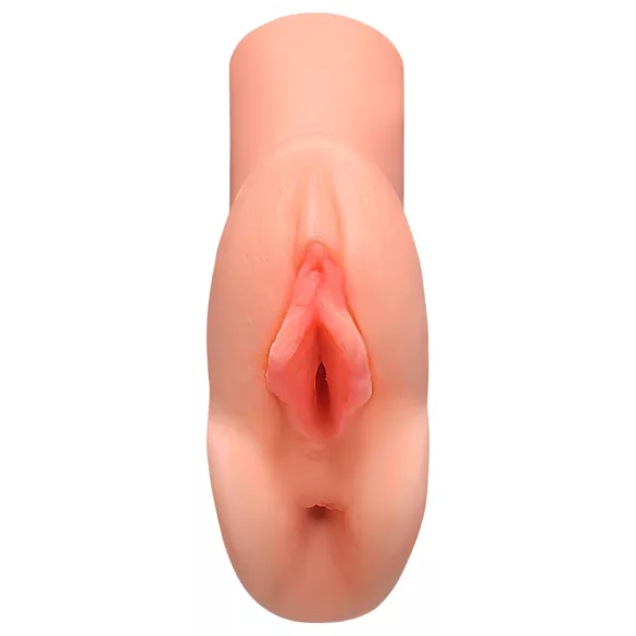 PDX - masturbator 2w1 - realistyczny, obustronny - kolor naturalny