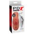 PDX Double Stroker - 2w1 realistyczny masturbator (ciemny naturalny)