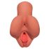 PDX Wybierz Przyjemność - 2w1 pochwa i anus masturbator (naturalny)