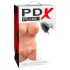 PDX Perfect DD's - realistyczny torzo z dwoma otworami - silikonowy - beżowy