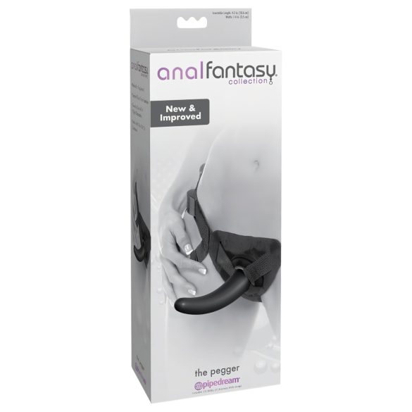 Analfantasy The Pegger - przyczepiany dildo (czarny)