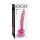 Icicles No. 86 - szklany dildo z penisem (różowy)
