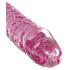 Icicles No. 86 - szklany dildo z penisem (różowy)