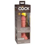   King Cock Elite 6 - zaciskane, realistyczne dildo (15 cm) - naturalne