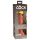 King Cock Elite 6 - realistyczny ciemny dildo z przyssawką (15 cm)