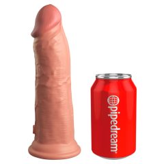   King Cock Elite 8 - zaciskane, realistyczne dildo (20 cm) - naturalne